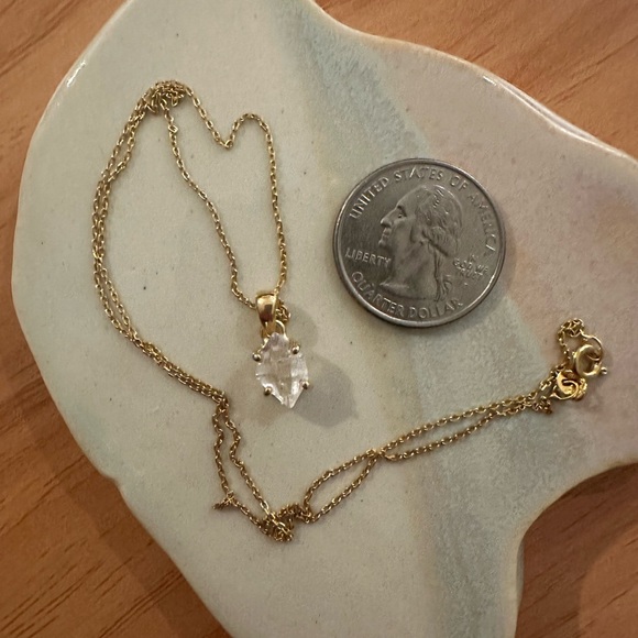 Herkimer Gold Vermeil Necklace - Picture 5 of 5